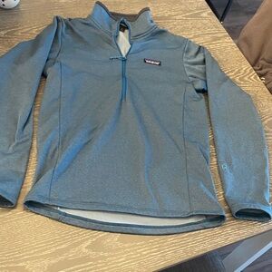 Patagonia Teal Quarter-Zip Pullover